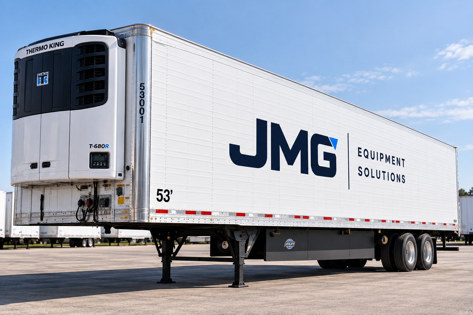 JMG refrigerated (reefer) trailer with Thermo King unit